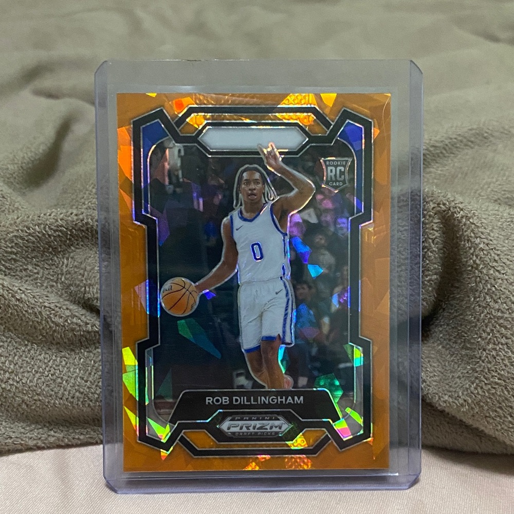 2024 Panini Prizm Draft Picks Rob Dillingham Rookie Orange Ice!!